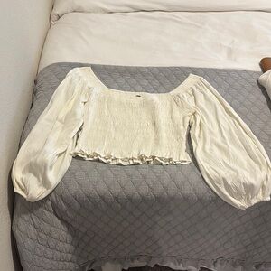 Elegant Cream Women's Top
